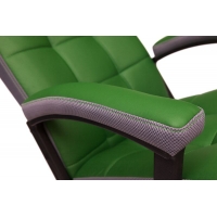 Кресло TRENDY (22) кож/зам/ткань зеленый/серый 36-001/12 - Изображение 5